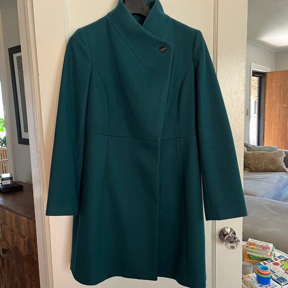 Beautiful teal Talbot's pea coat - Picture 3 of 10